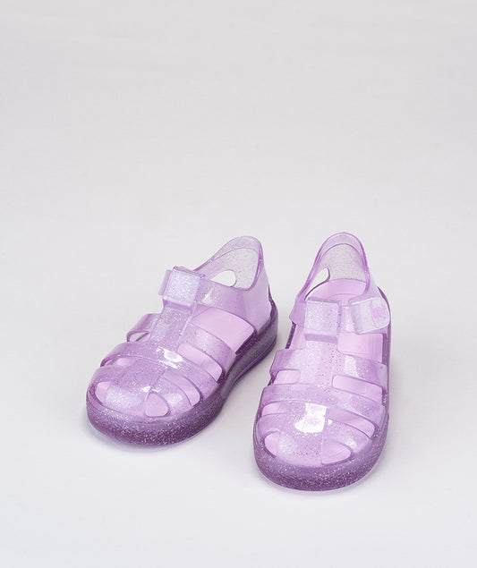 Igor Star Glitter Transparent Lilac Jellie Shoe