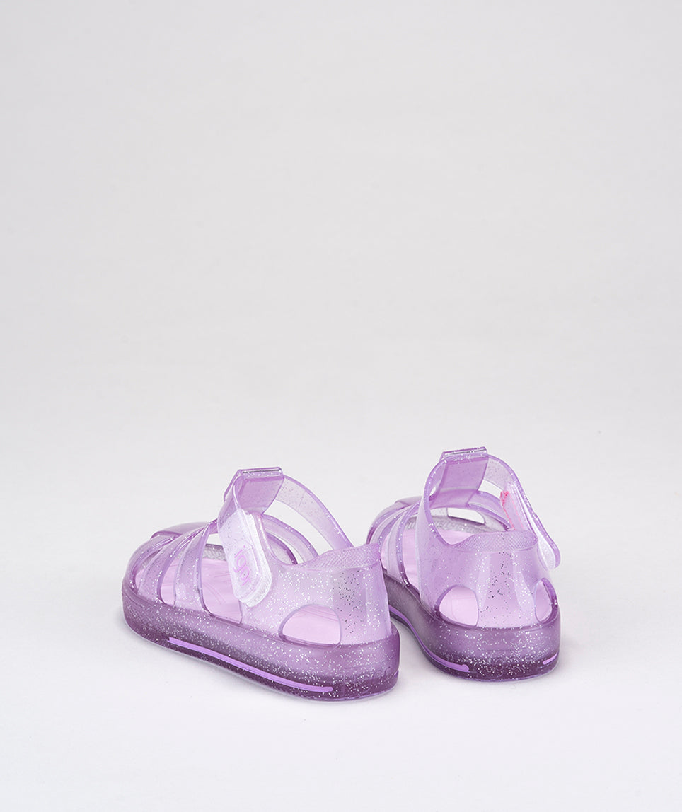 Igor Star Glitter Transparent Lilac Jellie Shoe