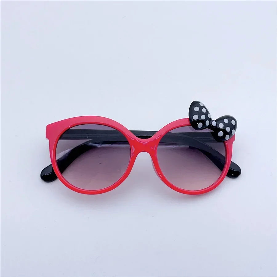 Girls' Sunglasses with Cute Bow Motif – Choice of Colors