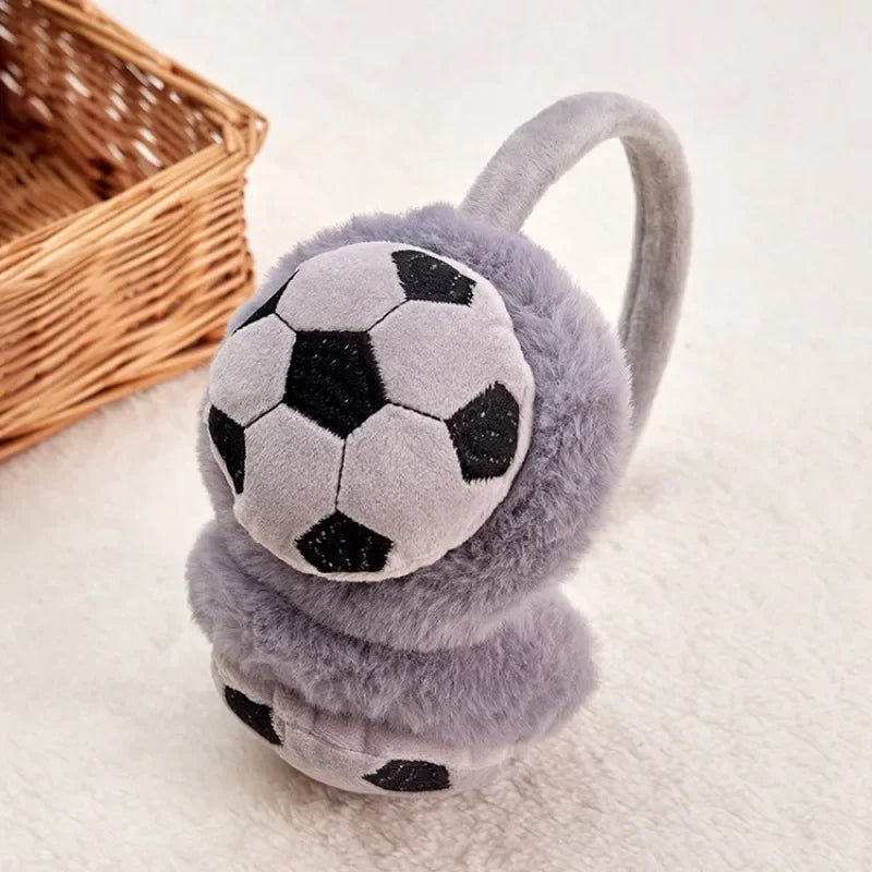 Boys Football Earmuffs Grey