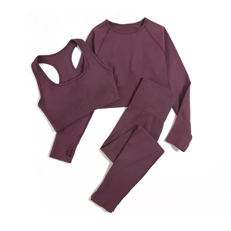 Teen Girls 3-Piece Summer Set - Plum