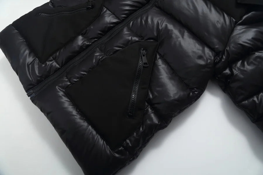 Boys Black Hooded Puffer Jacket *Online Product