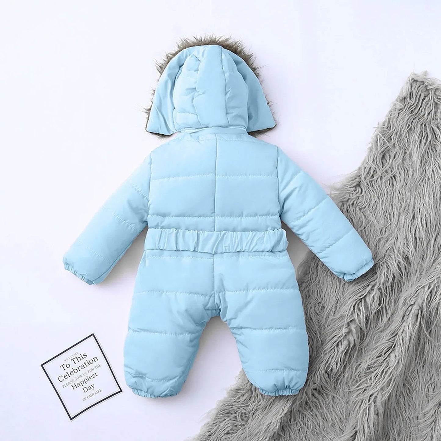 Baby Snow Suit Sky Blue