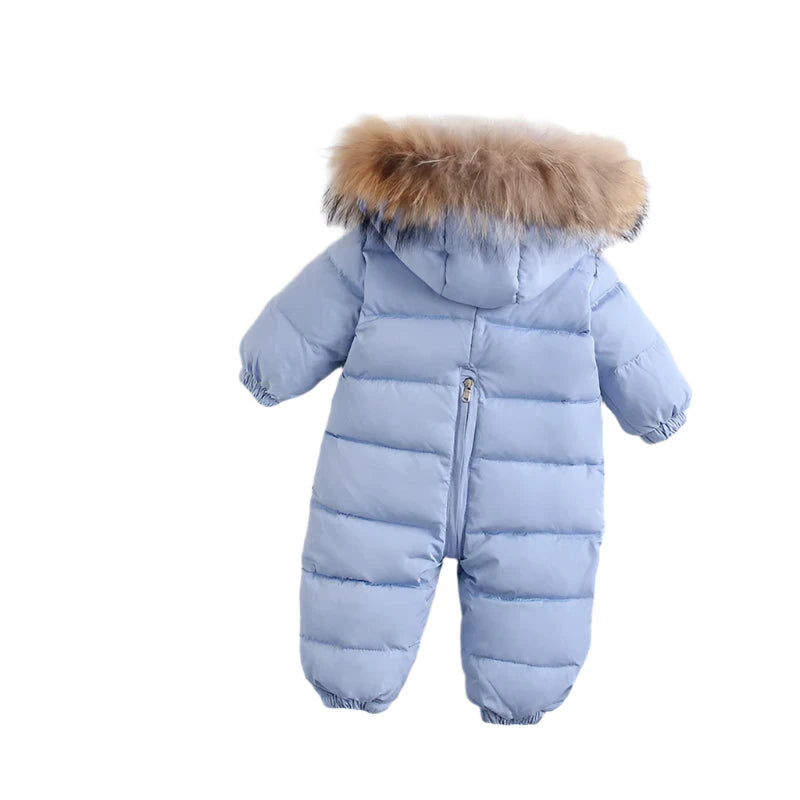 Girls Baby Blue Snow Suit