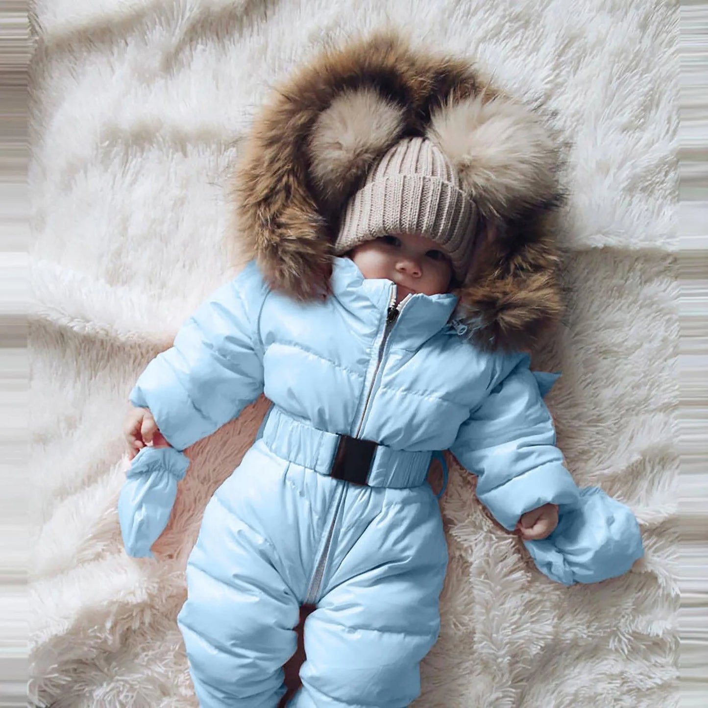 Baby Snow Suit Sky Blue