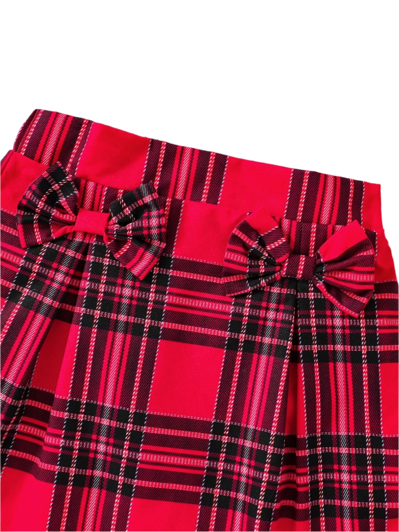 Girls Red Christmas Three Piece Outfit