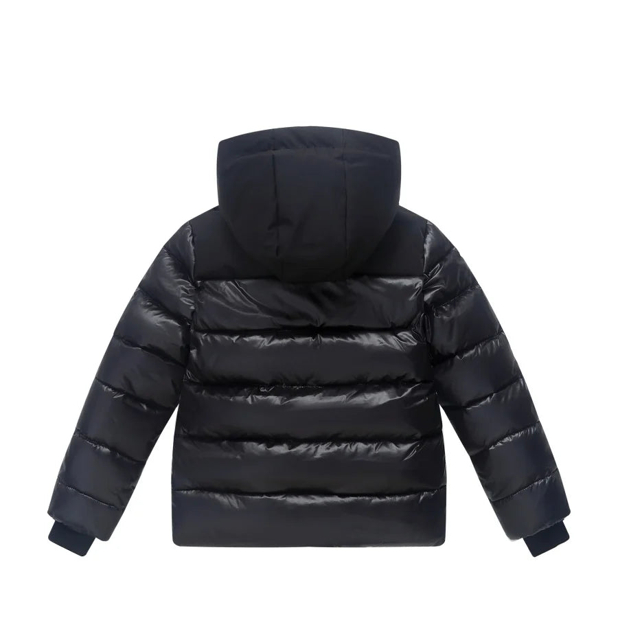 Boys Black Hooded Puffer Jacket *Online Product