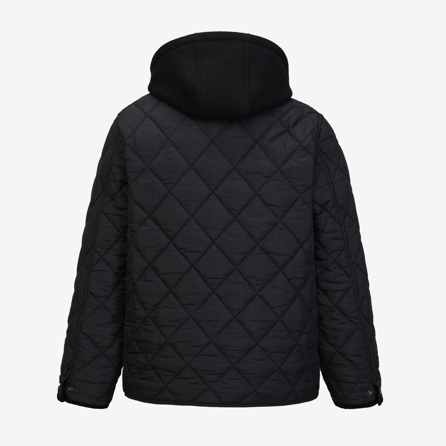 Boys Black Diamond Quilted Hooded Jacket *Online Product