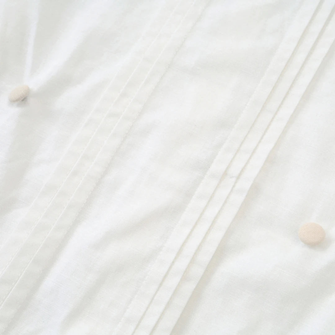 Baby Boys Classic Stone & White Peter Pan Collar Short Set *Online Product