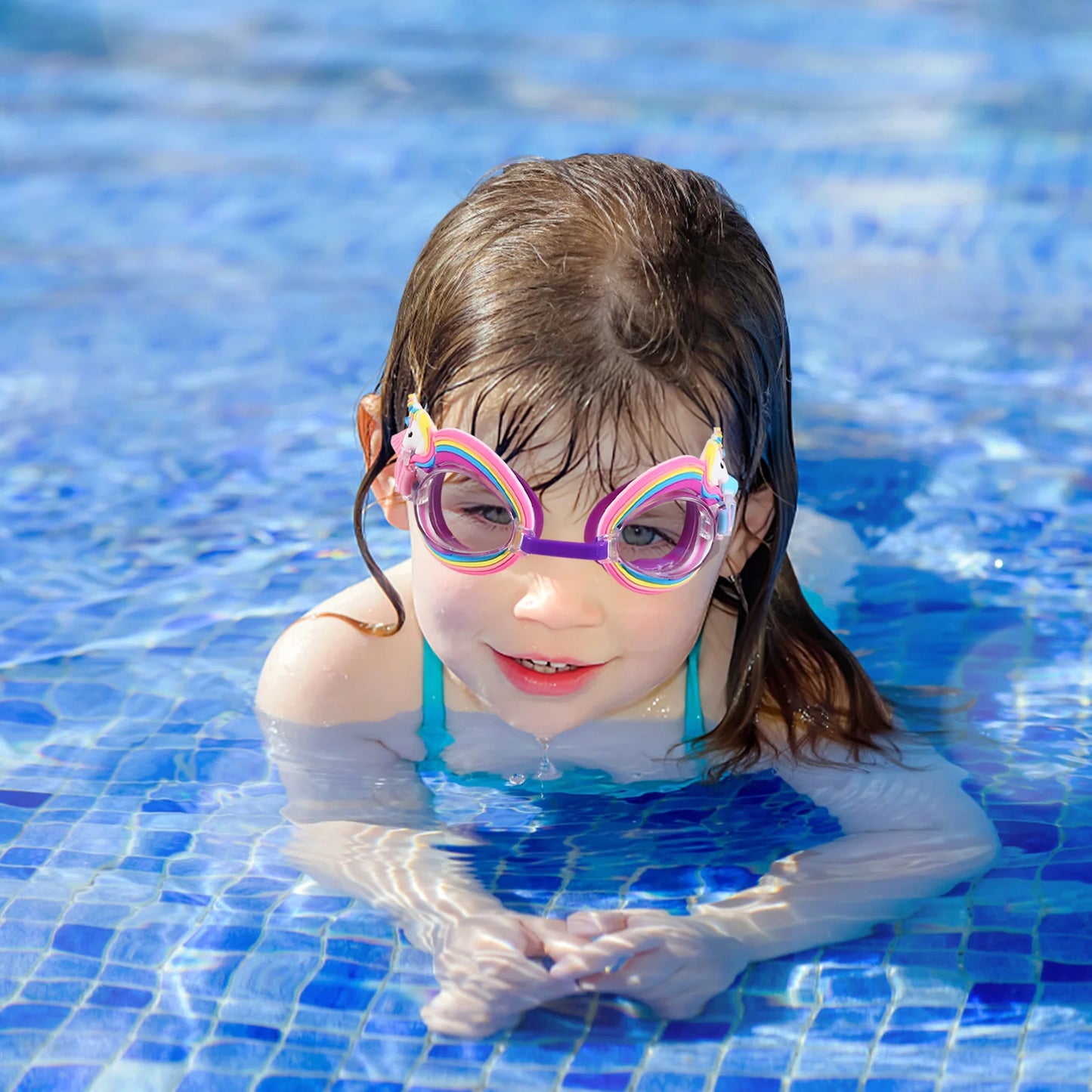 Pastel Unicorn Swimming Goggles