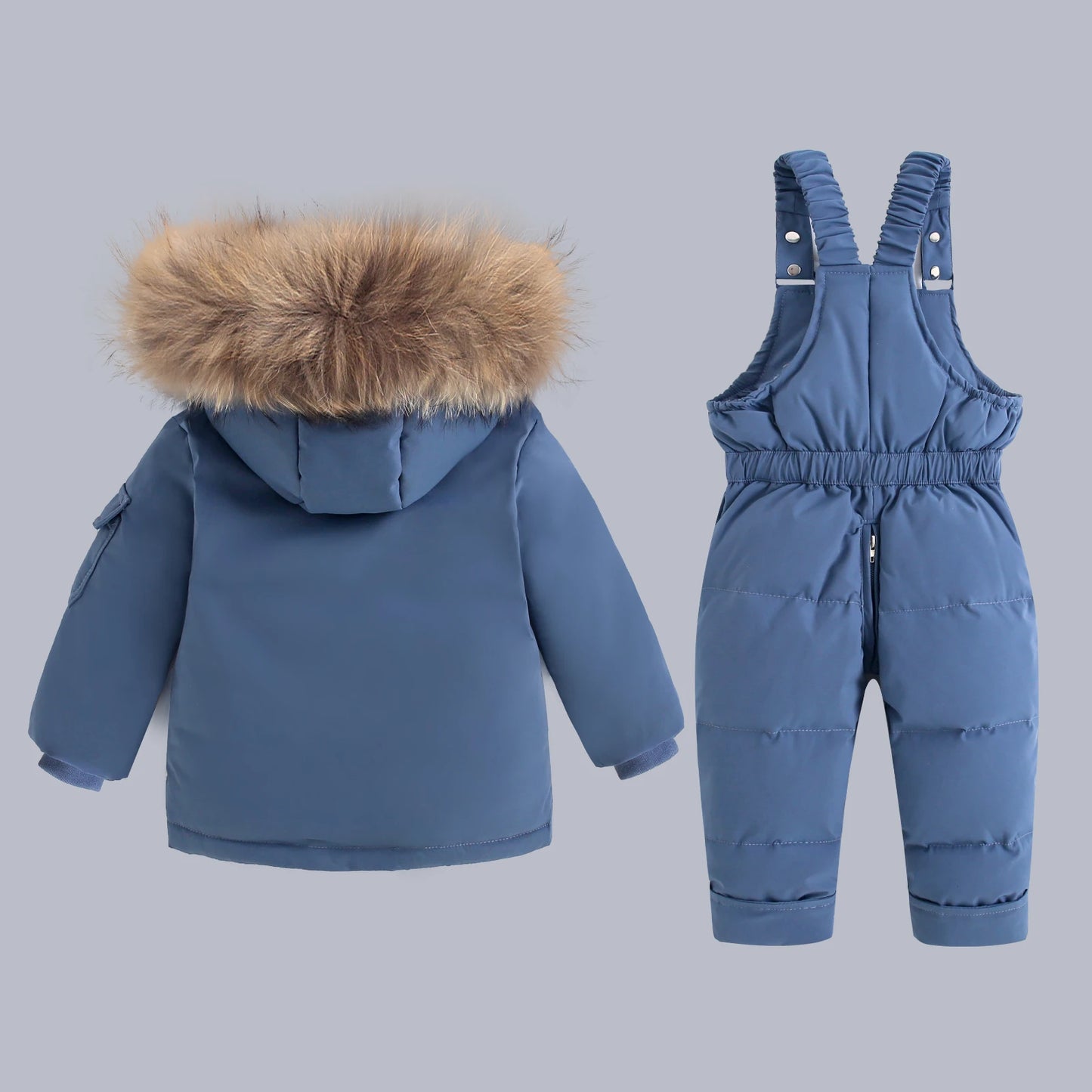 Boys Baby Blue Two Piece Snow Suit