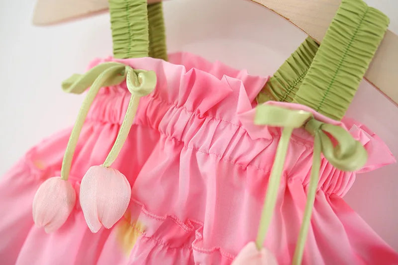 Blush Heart Ruffle Set – Baby & Toddler Girls (12–36 Months) *Online Product