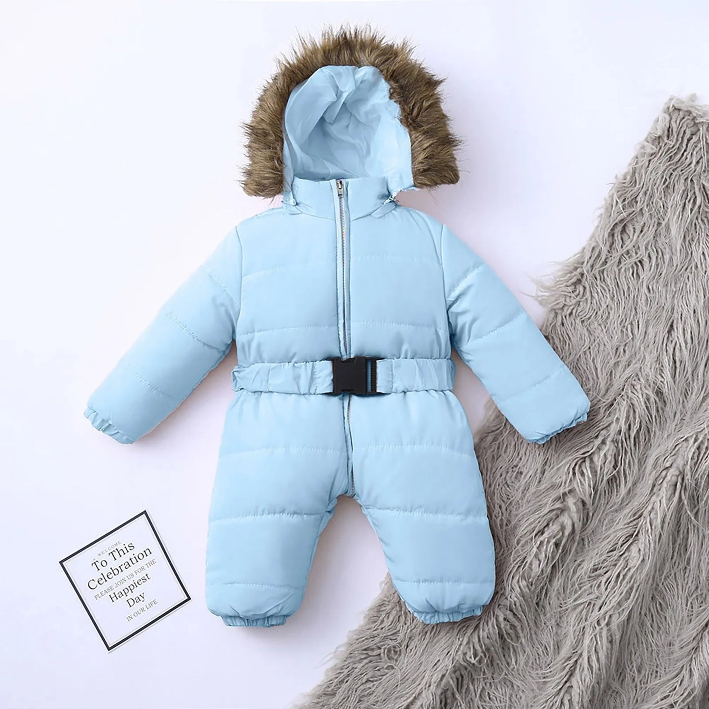 Baby Snow Suit Sky Blue