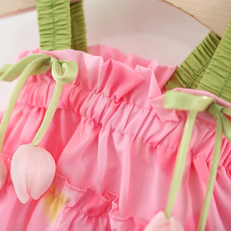 Blush Heart Ruffle Set – Baby & Toddler Girls (12–36 Months) *Online Product