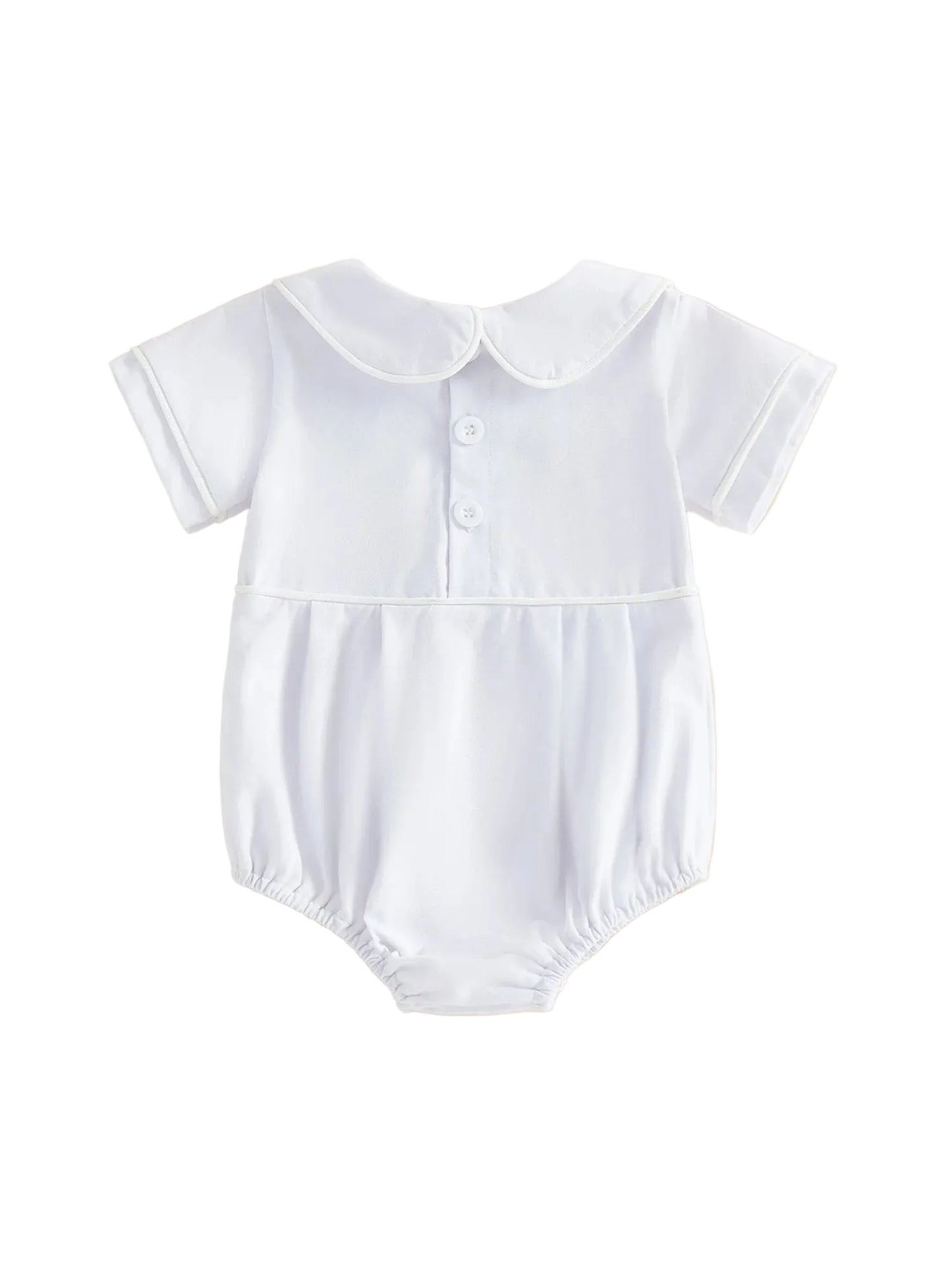 Baby Boys Classic Peter Pan Collar Romper *Online Product
