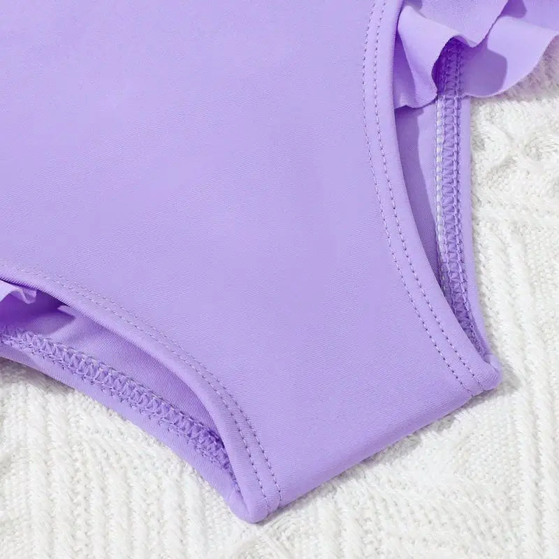 Girls 3-Piece Floral Swim Set with Kimono Cover-Up (1–3 Years) *Preorder