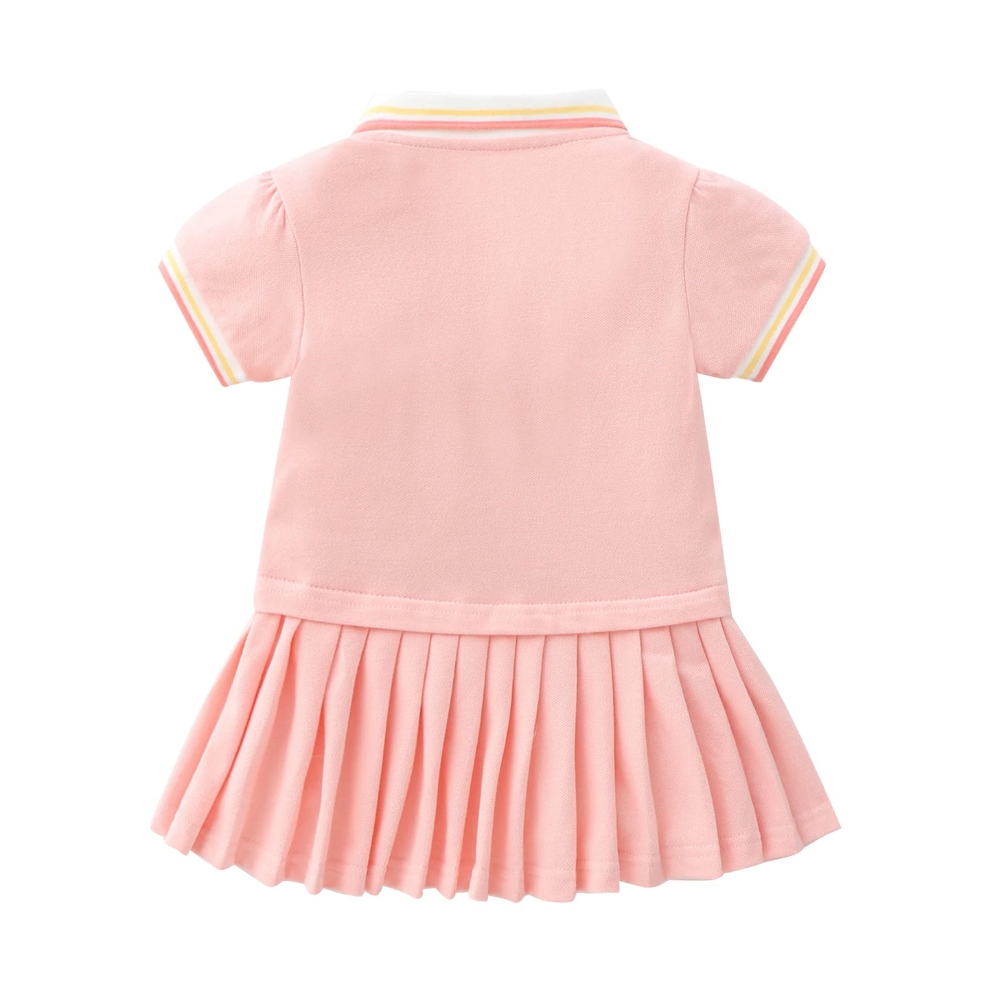 Girls Baby Pink Polo Summer Dress