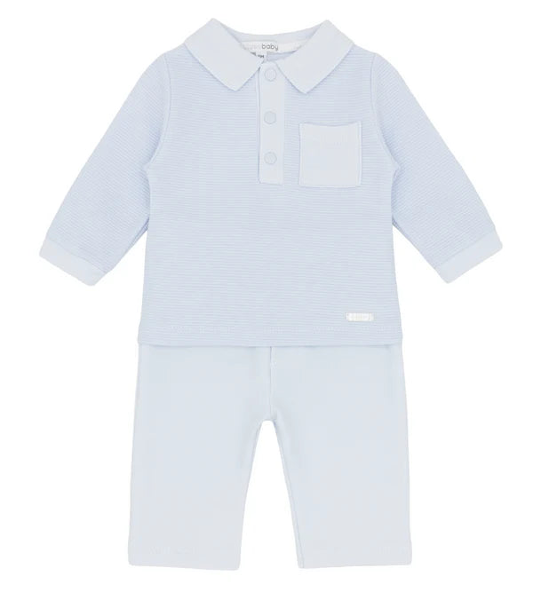 Blues Baby Boys Blue Copenhagen Polo Set *Preorder