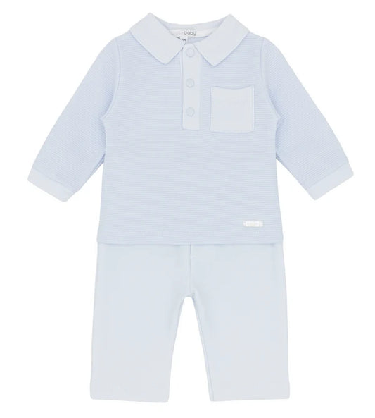 Blues Baby Boys Blue Copenhagen Polo Set *Preorder