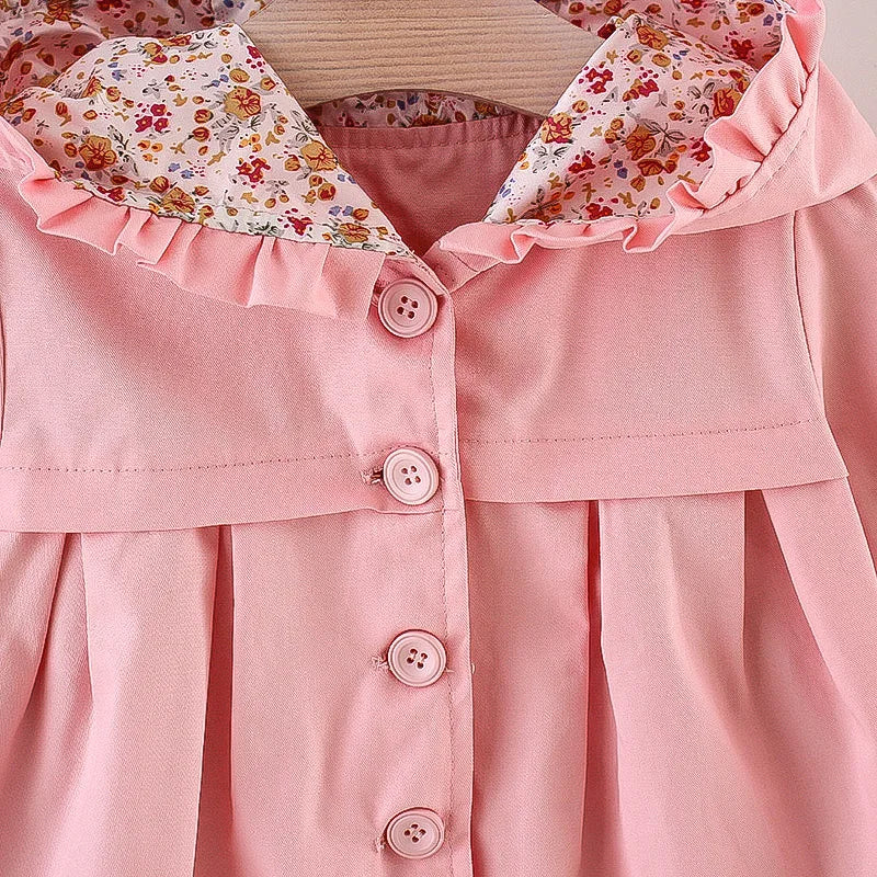 Girls Toddler Pink Fill Summer Jacket