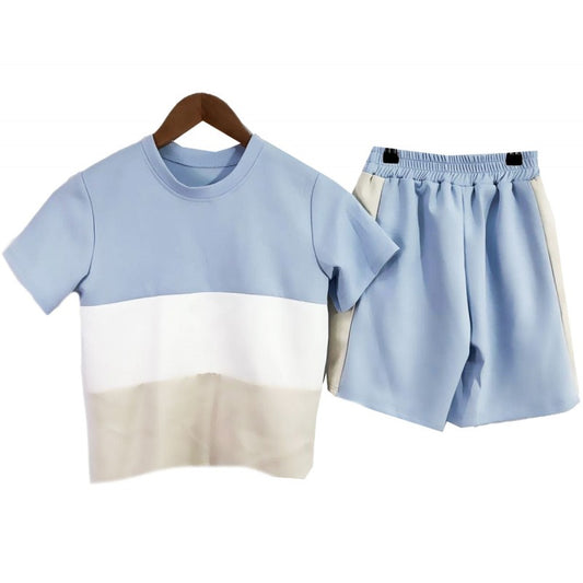 Boys Shorts Set Sky Blue