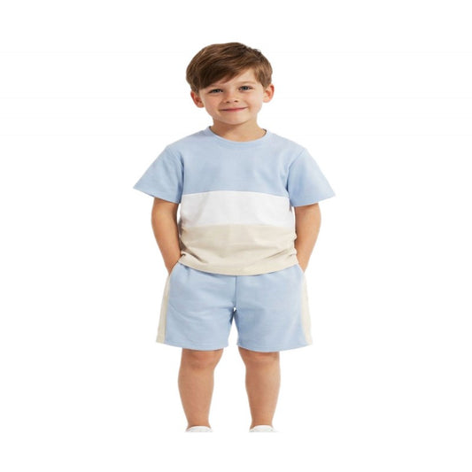 Boys Shorts Set Sky Blue