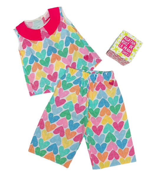 Agatha Ruiz de la Prada Nice Multi Colour T shirt & Trousers