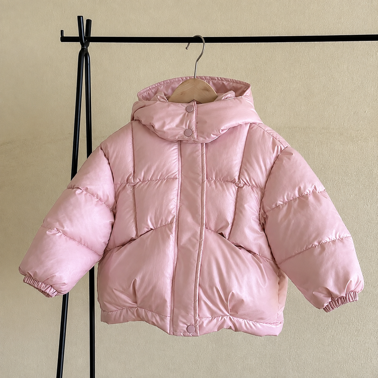 Girls Luxe Puffer Coat – Pink - Online Product