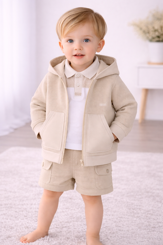 Blues Baby Boys St Malo Beige Jacket