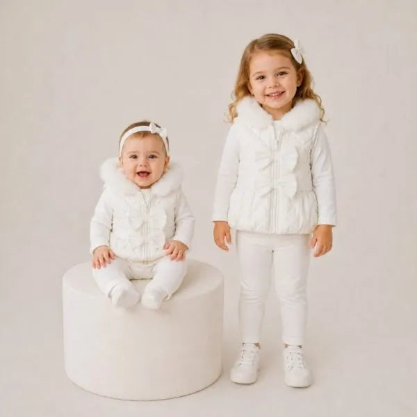 Amore Girls White Gillet