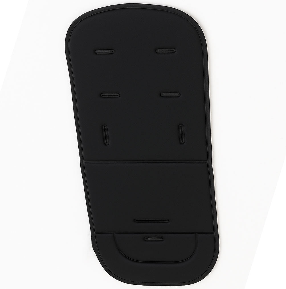 Black molded seat liner insert, contoured cushion accessory