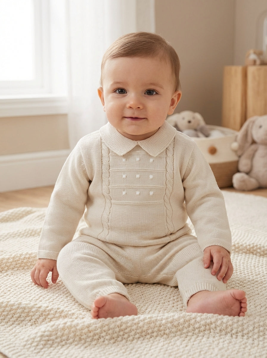 PEX Boys Thomas Trousers Natural Suit