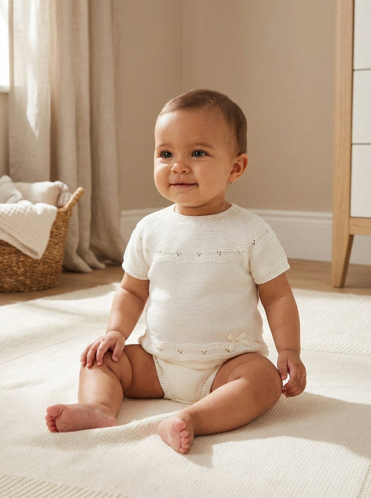 PEX Girls Carey Pants Suit Ivory