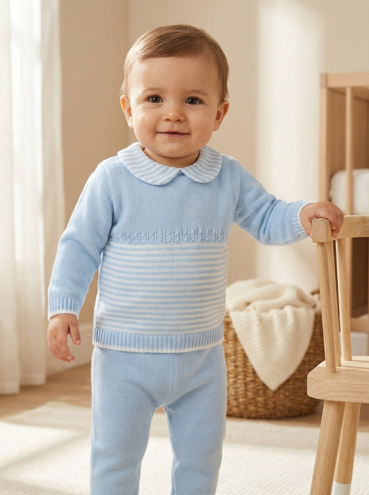 PEX Boys Marshal 2PC Suit Blue/White