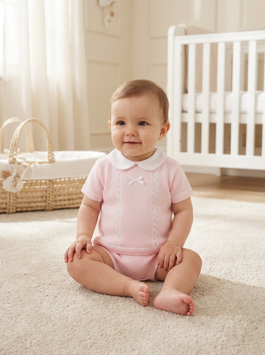 PEX Girls Martha Pants Suit Pink