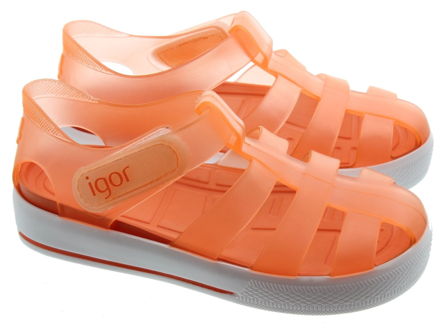 Igor Star Transparent Orange Jellie Shoe