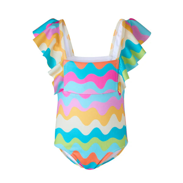 Liloli Rainbow Ripple Girls Swimsuit