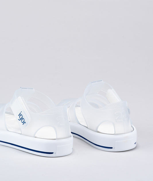 Igor Star Transparent Blanca Clear Jellie Shoe *Preorder