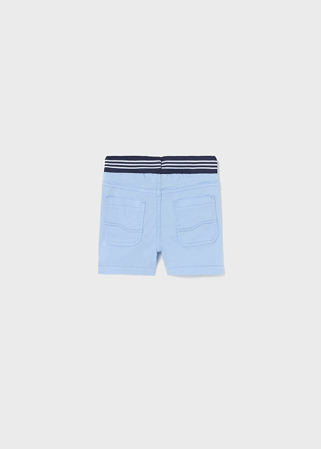 Mayoral Baby Boy Lightblue Twill bermuda shorts