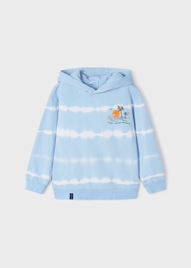 Mayoral Mini Boy Wave blue Tie dye pullover