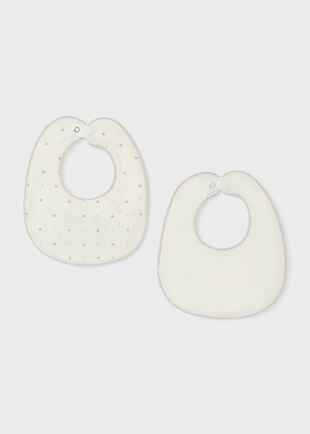 Mayoral Infant Natural 2 bibs set