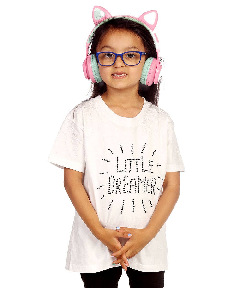 Trendy Toggs Kids Little Dreamer Rhinestone White T-shirt