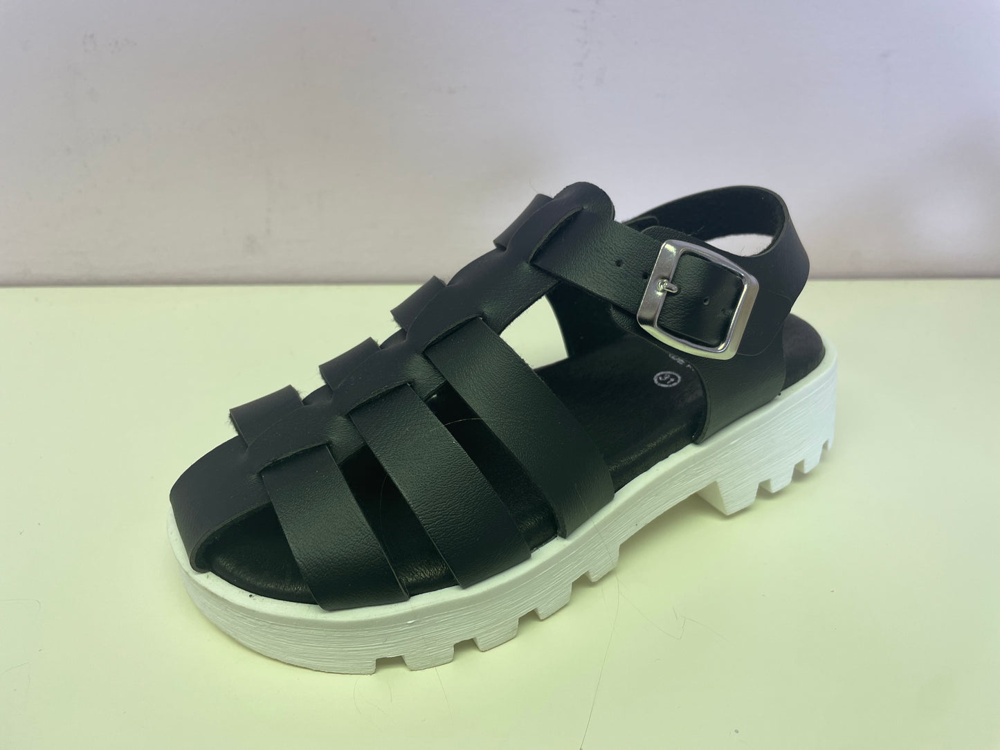 Lelli Kelly Isla Black Chunky Sole Sandal