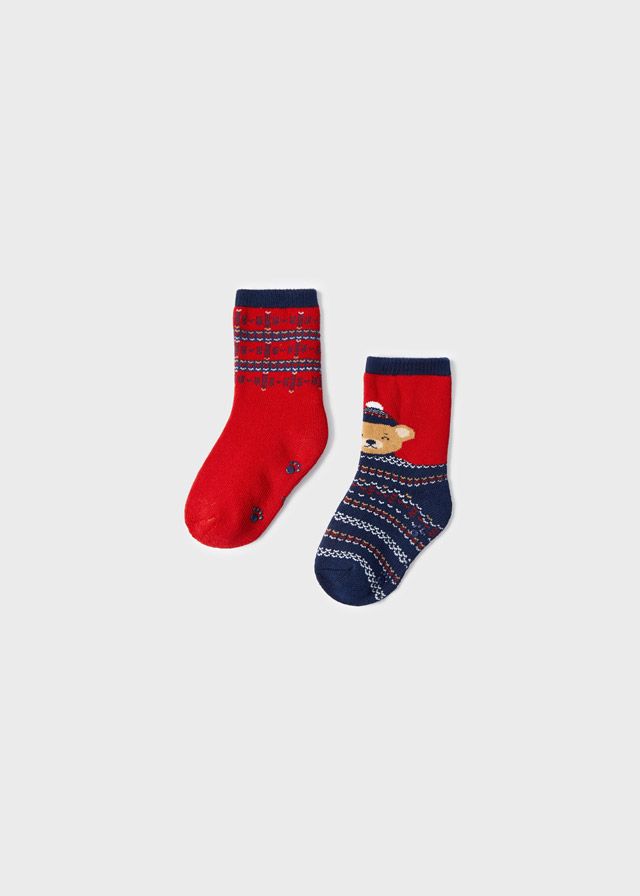 Mayoral Boys Red Anti-slip Socks