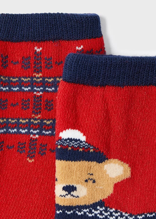 Mayoral Boys Red Anti-slip Socks